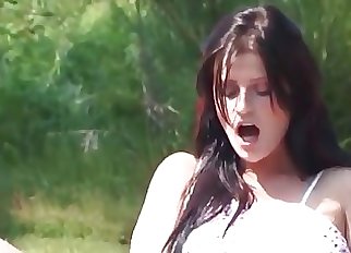 Dark haired is extremely into bestiality